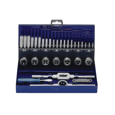 Gängskärverktyg i sats M3-M12 HSS Metrisk (32 delar)